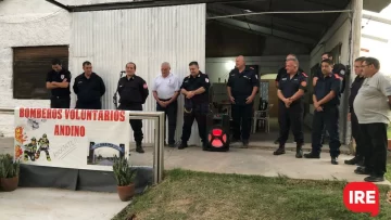 Andino tiene activo su cuartel de bomberos: “Es una alegría muy grande”