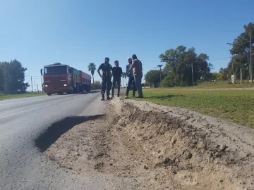 Luego de la reunión en Serodino arreglarán la 91 y pondrán reductores de velocidad