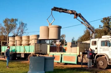 Andino inició obras de escurrimiento pluvial para Quebradas II