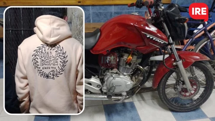 Recuperaron en San Lorenzo una moto que fue robada en Timbúes