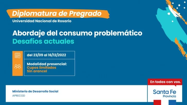 Abrió la inscripción para la diplomatura sobre consumos problemáticos