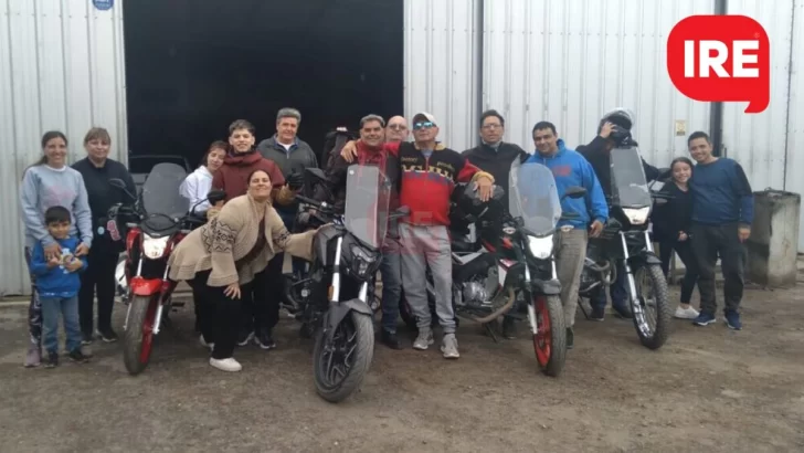 Misión Machu Picchu: Cuatro amigos de Oliveros partieron hoy para hacer la travesía en moto