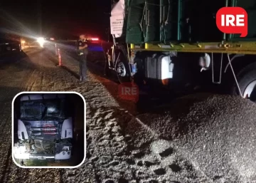 Oliveros: Una familia volcó en auto y dos camiones chocaron esta madrugada en autopista