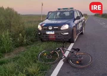 Robaron una bicicleta en Serodino, la policía corrió al ladrón en ruta 10 y la recuperó