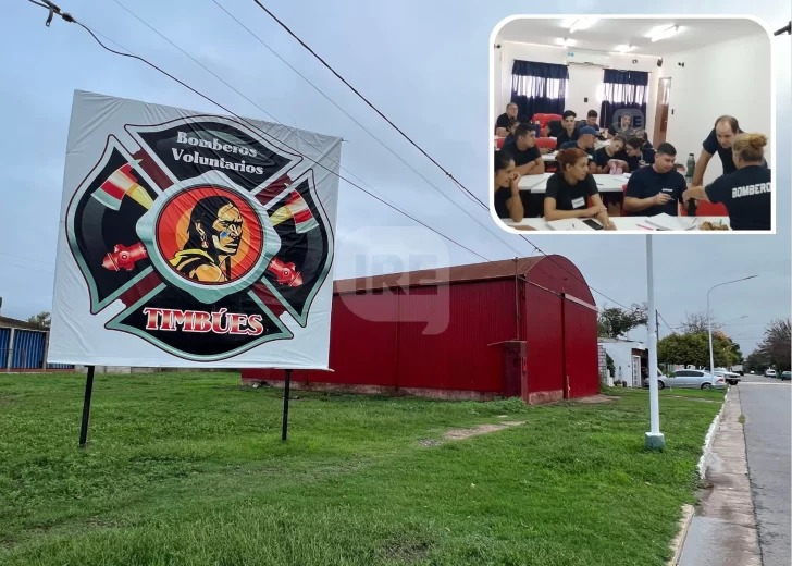 El cuartel de Timbúes tiene 14 nuevos aspirantes a bomberos y espera su operatividad