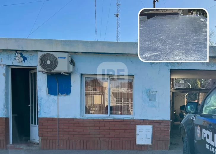 La comuna de Oliveros arregló el techo de la comisaría y la pintará completa