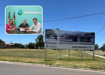 Timbúes firmó el convenio para comenzar a construir su nueva comisaría
